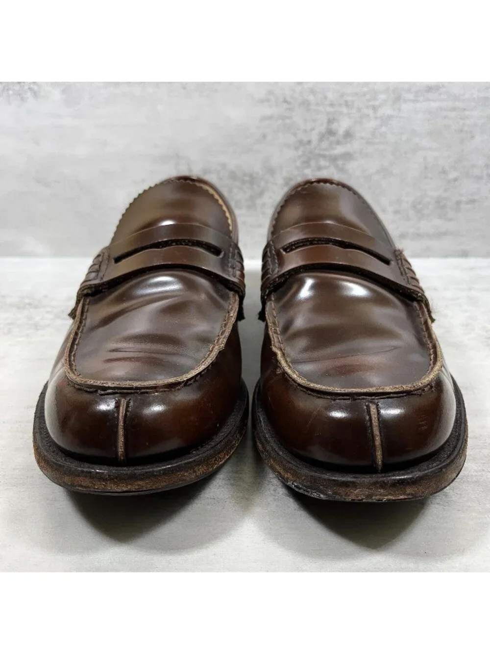 Church's Tunbridge Penny Loafers - Men's Size UK 8.5 / US 9.5 G Wide - Brown